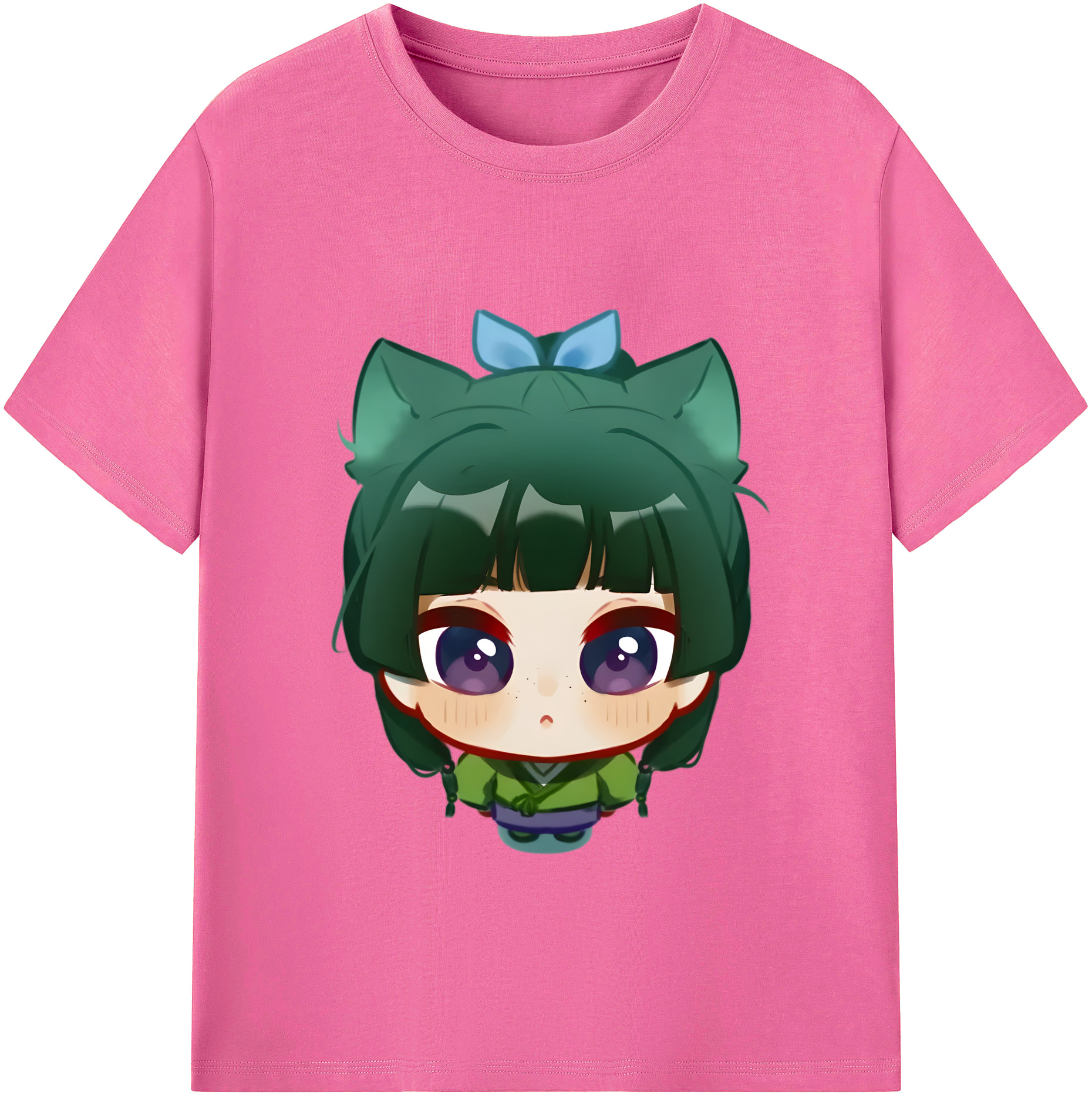 （画像用） 薬屋のひとりごと The Apothecary Diaries レディースカジュアルプリントTシャツ（綿100％）